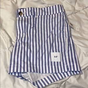Striped Chino Shorts
